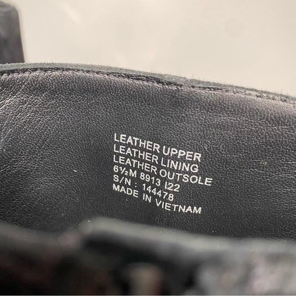 Tory Burch Sculpted Wedge Heel Pointed Toe Black Suede Bootie 6 1/2 M - Picture 11 of 14